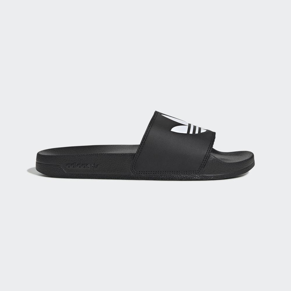 Papuci Adidas Adilette Lite Barbati Romania - Negrii/Albi FU8298